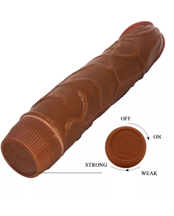 BAILE - VIBRATEUR RÉALISTE BOB 22,5 CM MULÂTRE BAILE - VIBRATEUR RÉALISTE BOB 22,5 CM MULÂTRE