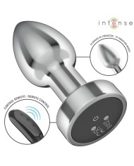 INTENSE - PLUG ANAL 10 VIBRATIONS MÉTAL AVEC TÉLÉCOMMANDE S