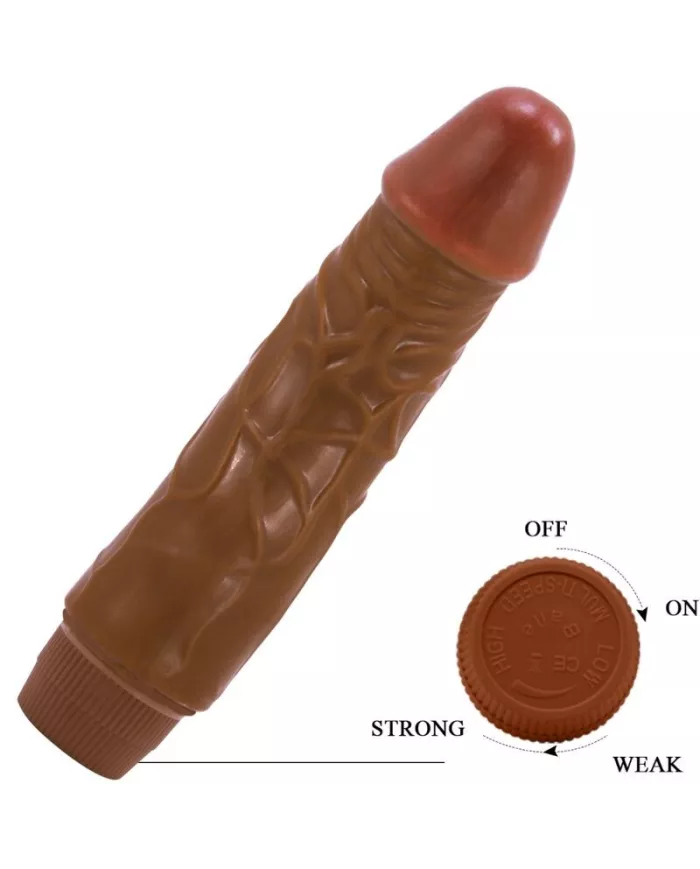 BAILE - VIBRATEUR REALISTE JEFF 19,5 CM MULATTO BAILE - VIBRATEUR REALISTE JEFF 19,5 CM MULATTO