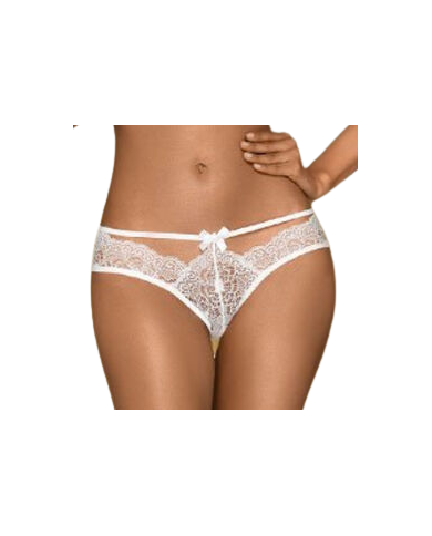 PENTHOUSE - CULOTTE ADORE ME BLANC L/XL