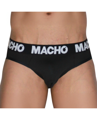 MACHO - MCH007 CLASSIQUE SLIP NOIR + NOIR S