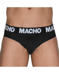 MACHO - MCH007 CLASSIQUE SLIP NOIR + NOIR S