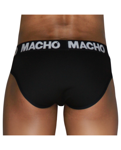 MACHO - MCH007 CLASSIQUE SLIP NOIR + NOIR S