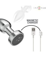 INTENSE - PLUG ANAL 10 VIBRATIONS MÉTAL AVEC TÉLÉCOMMANDE S