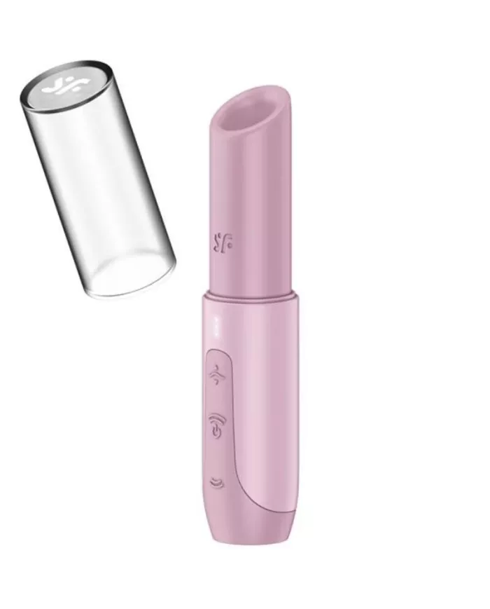 SATISFYER - STIMULATEUR DE CLITORIS SECRET KISS WAVE ROSE