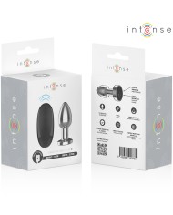 INTENSE - PLUG ANAL 10 VIBRATIONS MÉTAL AVEC TÉLÉCOMMANDE S
