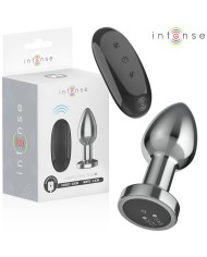 INTENSE - PLUG ANAL 10 VIBRATIONS MÉTAL AVEC TÉLÉCOMMANDE M