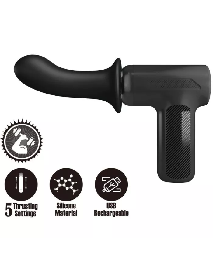 PRETTY LOVE - MASSEUR DJ DOCTOR 5 RÉGLAGES NOIR PRETTY LOVE - MASSEUR DJ DOCTOR 5 RÉGLAGES NOIR