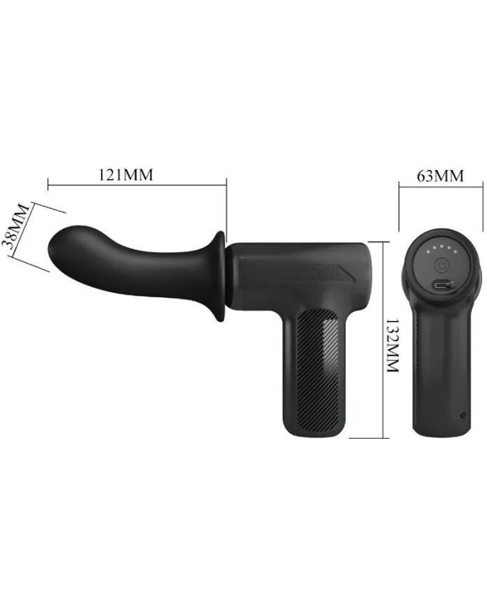 PRETTY LOVE - MASSEUR DJ DOCTOR 5 RÉGLAGES NOIR PRETTY LOVE - MASSEUR DJ DOCTOR 5 RÉGLAGES NOIR