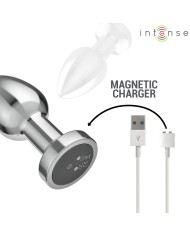 INTENSE - PLUG ANAL 10 VIBRATIONS MÉTAL AVEC TÉLÉCOMMANDE M