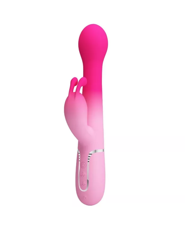 PRETTY LOVE - VIBRATEUR LAPIN MULTIFONCTION 3 EN 1 DEJON ROSE PRETTY LOVE - VIBRATEUR LAPIN MULTIFONCTION 3 EN 1 DEJON ROSE