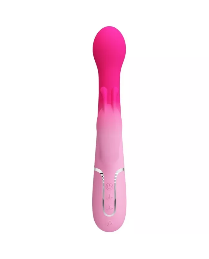 PRETTY LOVE - VIBRATEUR LAPIN MULTIFONCTION 3 EN 1 DEJON ROSE PRETTY LOVE - VIBRATEUR LAPIN MULTIFONCTION 3 EN 1 DEJON ROSE