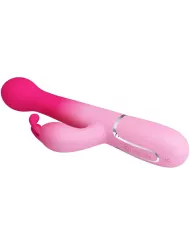 PRETTY LOVE - VIBRATEUR LAPIN MULTIFONCTION 3 EN 1 DEJON ROSE PRETTY LOVE - VIBRATEUR LAPIN MULTIFONCTION 3 EN 1 DEJON ROSE