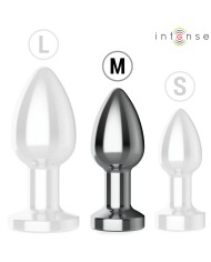 INTENSE - PLUG ANAL 10 VIBRATIONS MÉTAL AVEC TÉLÉCOMMANDE M