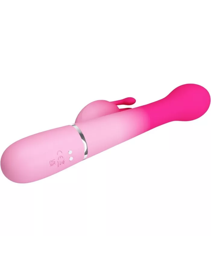 PRETTY LOVE - VIBRATEUR LAPIN MULTIFONCTION 3 EN 1 DEJON ROSE PRETTY LOVE - VIBRATEUR LAPIN MULTIFONCTION 3 EN 1 DEJON ROSE