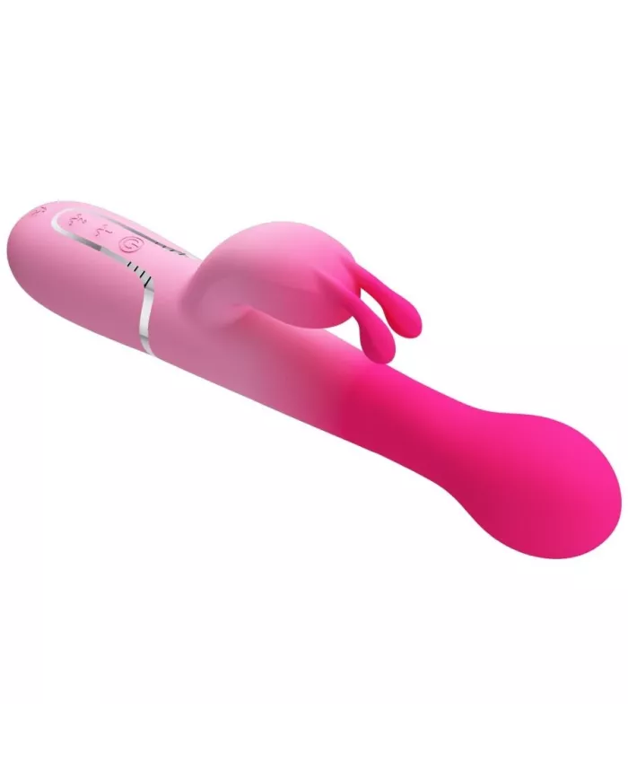 PRETTY LOVE - VIBRATEUR LAPIN MULTIFONCTION 3 EN 1 DEJON ROSE PRETTY LOVE - VIBRATEUR LAPIN MULTIFONCTION 3 EN 1 DEJON ROSE