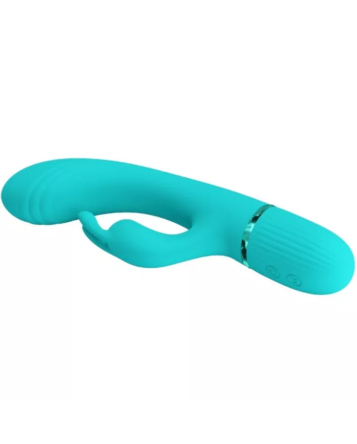 PRETTY LOVE - VIBRATEUR SCOCCO LAPIN TURQUOISE PRETTY LOVE - VIBRATEUR SCOCCO LAPIN TURQUOISE