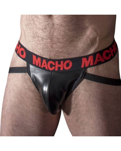MACHO - MX25RC JOCK CUIR ROUGE S