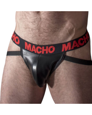 MACHO - MX25RC JOCK CUIR ROUGE S