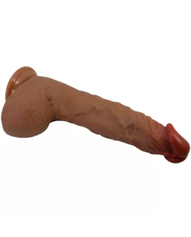 BAILE - MAGNIFIQUE VIBRATEUR RÉALISTE WILKS 5 RÉGLAGES 25 CM MULATO