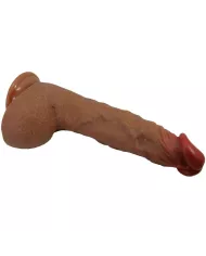 BAILE - MAGNIFIQUE VIBRATEUR RÉALISTE WILKS 5 RÉGLAGES 25 CM MULATO