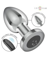INTENSE - PLUG ANAL 10 VIBRATIONS MÉTAL AVEC TÉLÉCOMMANDE L