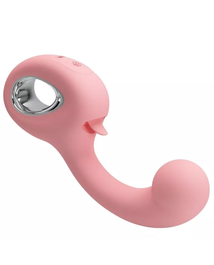 PRETTY LOVE - VIBRATEUR POINT G + STIMULATEUR DE CLITORIS ERYNNYES 10 VIBRATIONS ROSE PRETTY LOVE - VIBRATEUR POINT G + STIMULATEUR DE CLITORIS ERYNNYES 10 VIBRATIONS ROSE