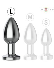 INTENSE - PLUG ANAL 10 VIBRATIONS MÉTAL AVEC TÉLÉCOMMANDE L