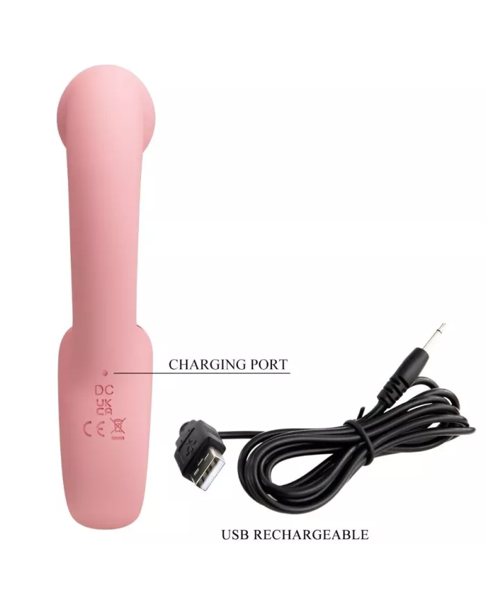 PRETTY LOVE - VIBRATEUR POINT G + STIMULATEUR DE CLITORIS ERYNNYES 10 VIBRATIONS ROSE PRETTY LOVE - VIBRATEUR POINT G + STIMULATEUR DE CLITORIS ERYNNYES 10 VIBRATIONS ROSE