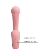 PRETTY LOVE - VIBRATEUR POINT G + STIMULATEUR DE CLITORIS ERYNNYES 10 VIBRATIONS ROSE PRETTY LOVE - VIBRATEUR POINT G + STIMULATEUR DE CLITORIS ERYNNYES 10 VIBRATIONS ROSE