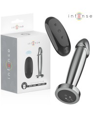 INTENSE - PLUG ANAL 10 VIBRATIONS GODE MÉTALLIQUE AVEC TÉLÉCOMMANDE S