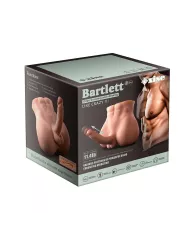 XISE - BERTLETT DILDO ASS GODE RÉALISTE ET MASTURBATEUR ANUS POSITION FRONTALE AVEC POUSSÉE 18 CM