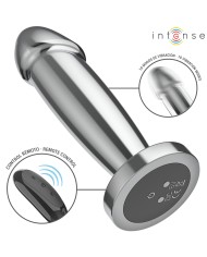 INTENSE - PLUG ANAL 10 VIBRATIONS GODE MÉTALLIQUE AVEC TÉLÉCOMMANDE S
