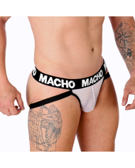 MACHO - MX26X1 JOCK GRID BLANC S