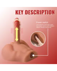 XISE - PEEL DILDO ASS GODE RÉALISTE MASTURBATEUR POSITION FRONTALE AVEC POUSSÉE 17,5 CM XISE - PEEL DILDO ASS GODE RÉALISTE MASTURBATEUR POSITION FRONTALE AVEC POUSSÉE 17,5 CM