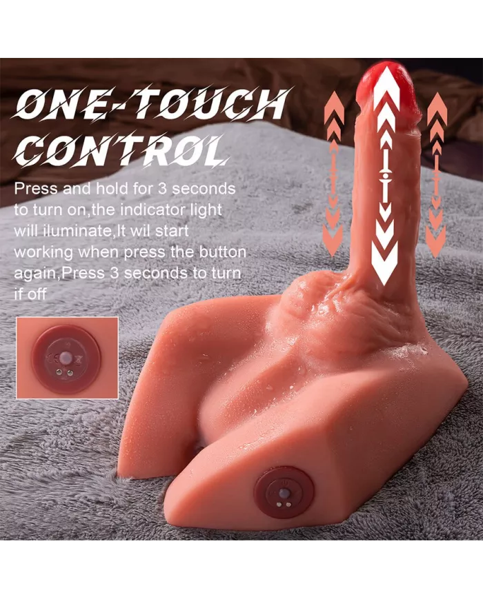 XISE - MICHAEL GODE RÉALISTE ET MASTURBATEUR ANUS AVEC POUSSÉE 15 CM XISE - MICHAEL GODE RÉALISTE ET MASTURBATEUR ANUS AVEC POUSSÉE 15 CM