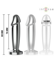 INTENSE - PLUG ANAL 10 VIBRATIONS GODE MÉTALLIQUE AVEC TÉLÉCOMMANDE S