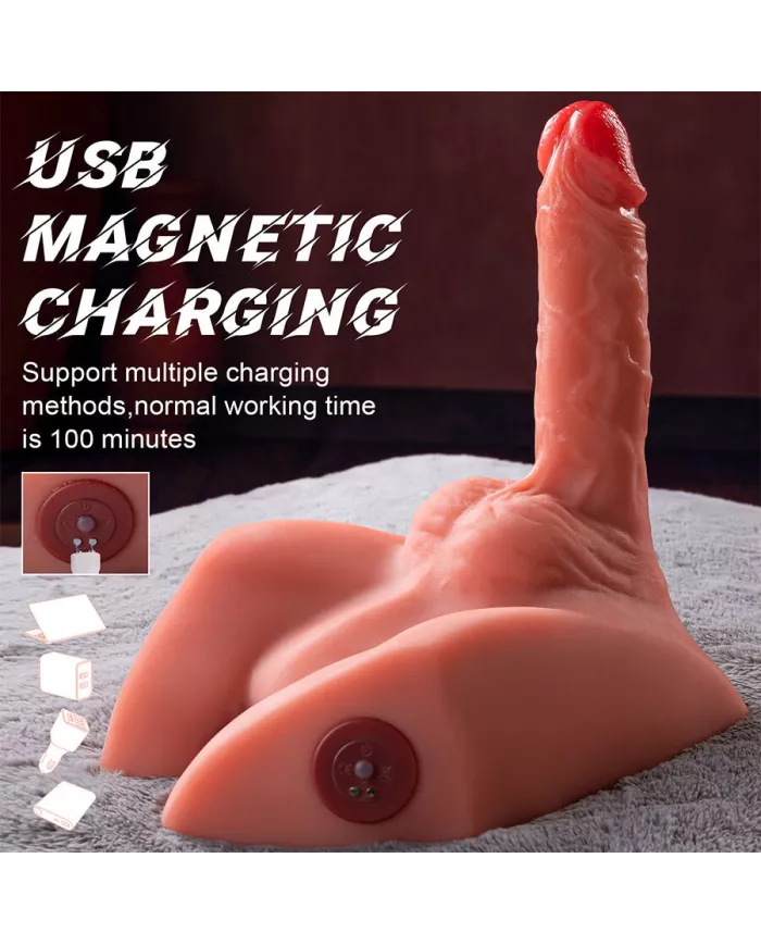 XISE - MICHAEL GODE RÉALISTE ET MASTURBATEUR ANUS AVEC POUSSÉE 15 CM XISE - MICHAEL GODE RÉALISTE ET MASTURBATEUR ANUS AVEC POUSSÉE 15 CM