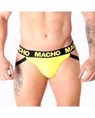 MACHO - MX25A JOCK LYCRA JAUNE S
