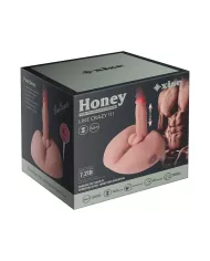 XISE - MASTURBATEUR GODE RÉALISTE HONEY AVEC VIBRATION 25 CM