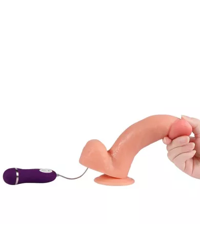 SHEQU - ADAM VIBRATEUR DILDO AVEC TÉLÉCOMMANDE 21 CM