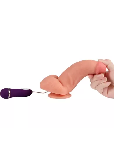 SHEQU - DILDO VIBRATEUR RED EAGLE AVEC TÉLÉCOMMANDE 17 CM