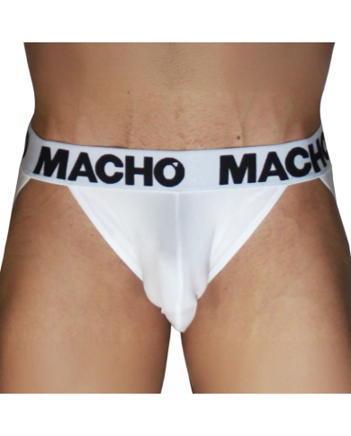 MACHO - MX29BL JOCK BLANC + BLANC S