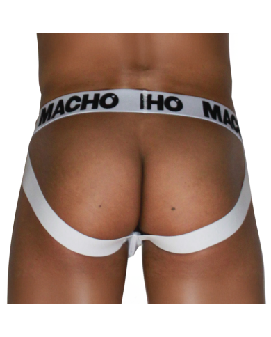 MACHO - MX29BL JOCK BLANC + BLANC S