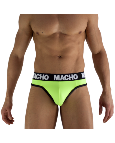 MACHO - MTG001 STRING JAUNE FLUORESCENT TAILLE S