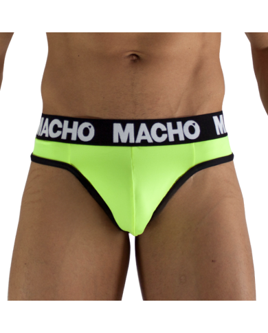 MACHO - MTG001 STRING JAUNE FLUORESCENT TAILLE S