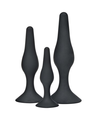 TOYJOY - Plug anal CURVY COMPANIONS 3 pièces Noir