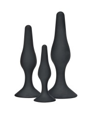 TOYJOY - Plug anal CURVY COMPANIONS 3 pièces Noir