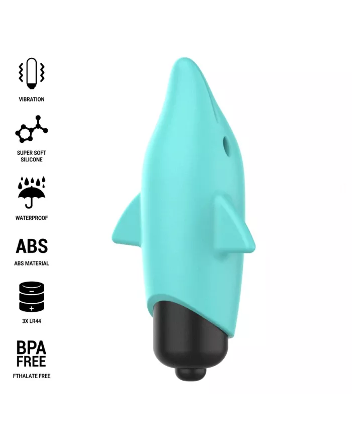 INTENSE - ECHO BALLE VIBRANTE BLEU DAUPHIN 8 X 4,7 CM INTENSE - ECHO BALLE VIBRANTE BLEU DAUPHIN 8 X 4,7 CM