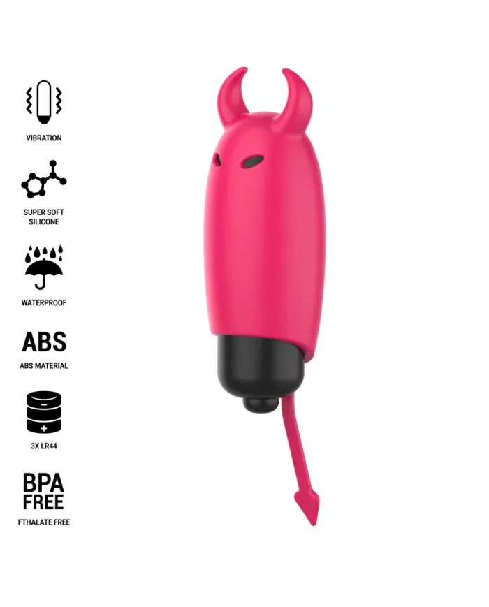 INTENSE - BALLE VIBRANTE ÉCARLATE RED DEMON 9,3 X 2,4 CM INTENSE - BALLE VIBRANTE ÉCARLATE RED DEMON 9,3 X 2,4 CM